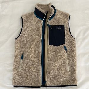 Patagonia retro “shearling” pile vest - men’s Medium
